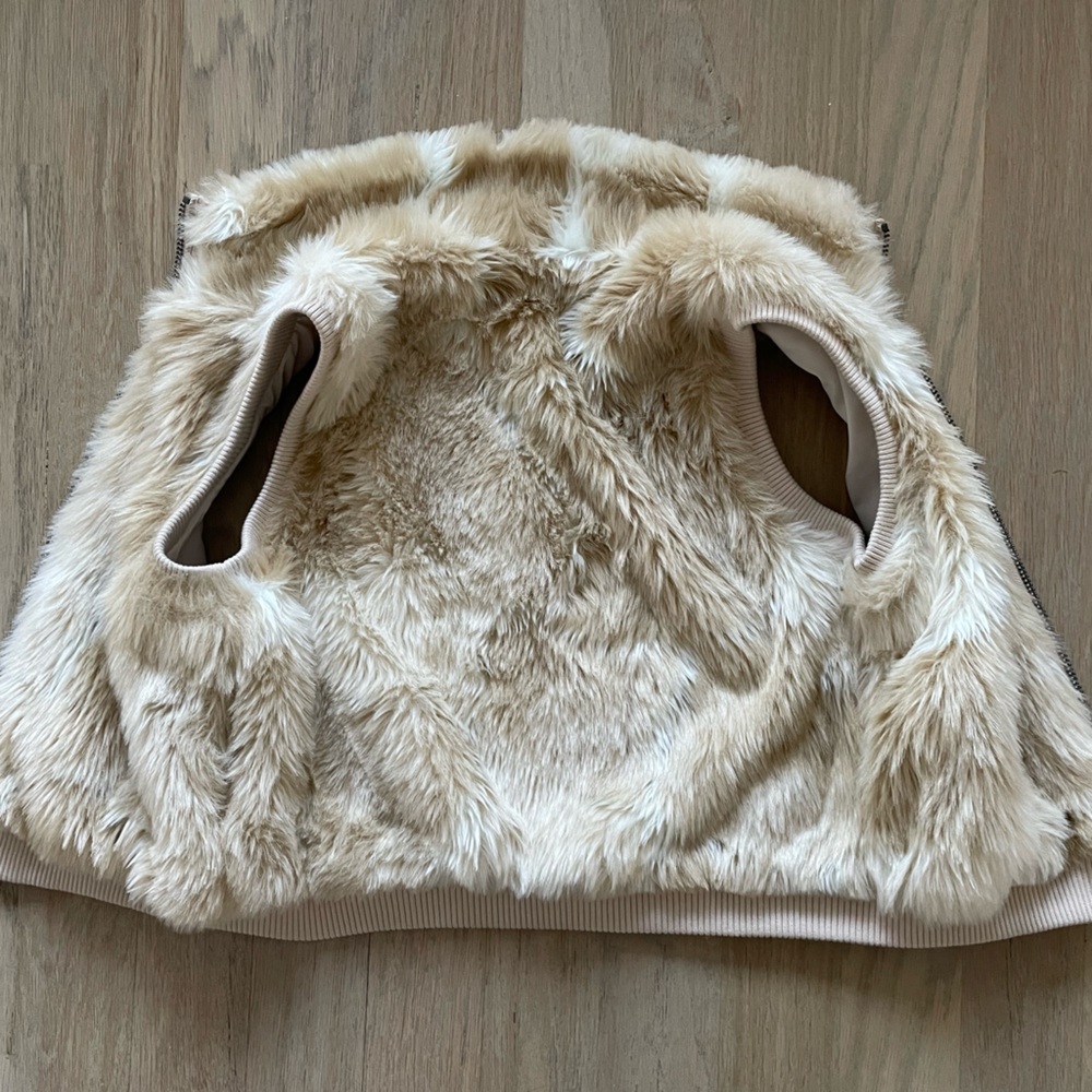 Nordstrom Tilden Faux Fur Vest Size Small View 3